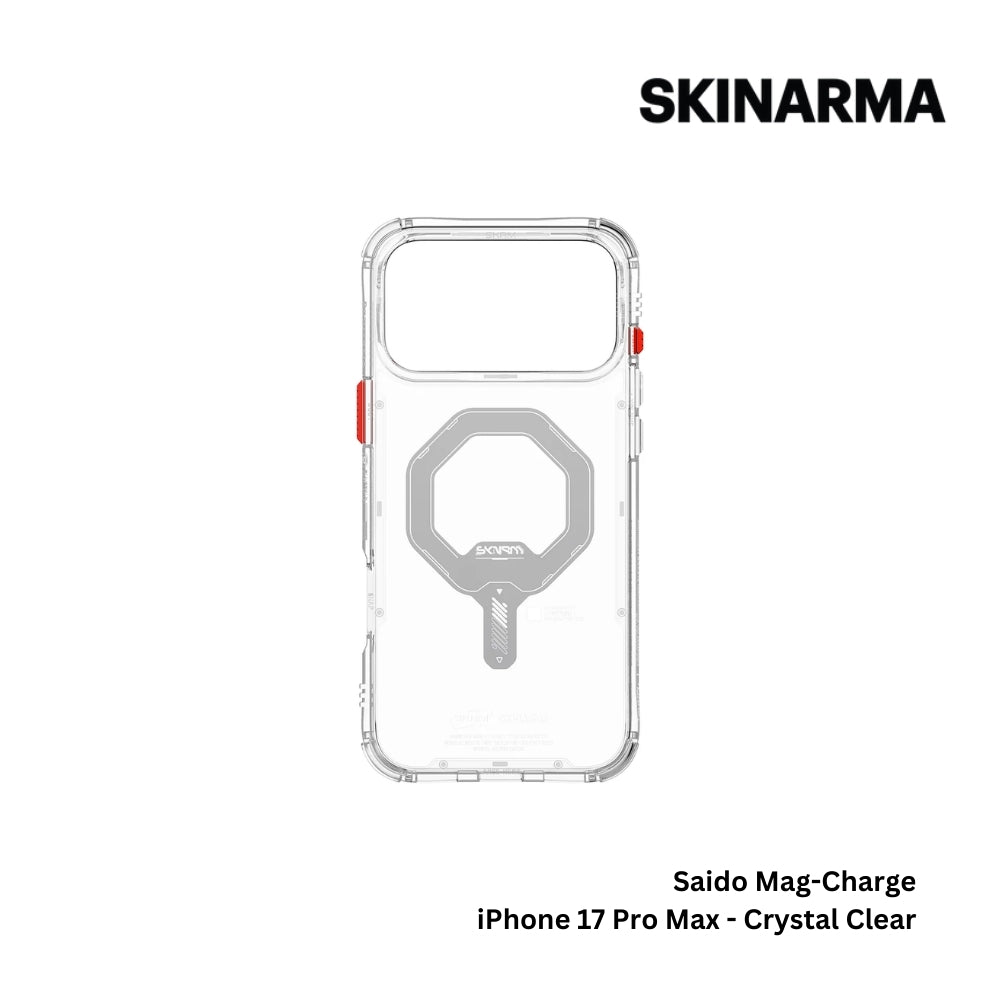 Skinarma - Saido Magsafe Case For iPhone 17 Pro Max - Crystal Clear