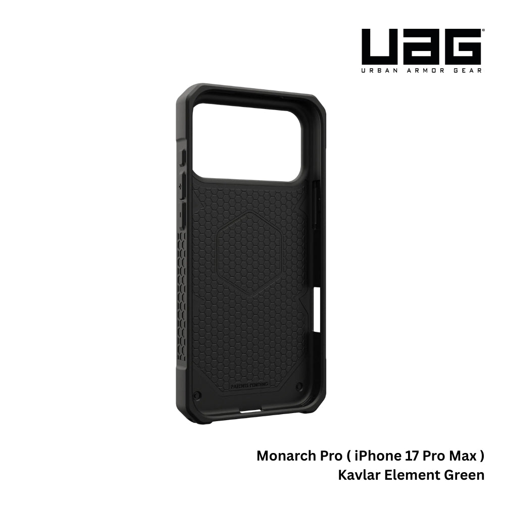 UAG - Monarch Pro Case For iPhone 17 Pro Max - Kevlar Element Green