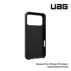 UAG - Monarch Pro Case For iPhone 17 Pro Max - Kevlar Element Green