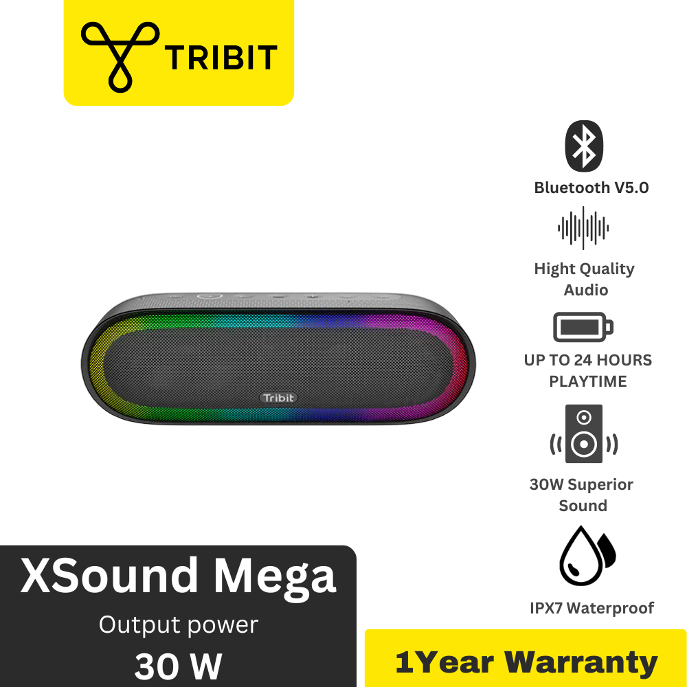 Tribit BTS-35 XSound Mega Bluetooth V5.3 30W Wireless Bluetooth Speaker