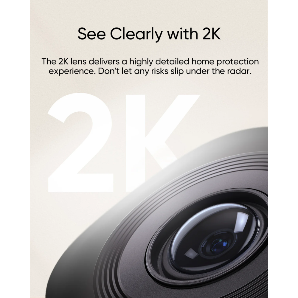 ANKER - EUFY C220 Security 360 Indoor 2K Camera - White