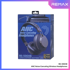REMAX - RB-590HB ANC Noise Canceling Wireless Headphones - Blue