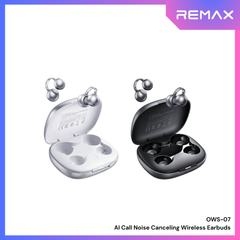 REMAX - OWS-07 Clip-on ear style true wireless stereo music call WIreless Earbuds - Tarnish