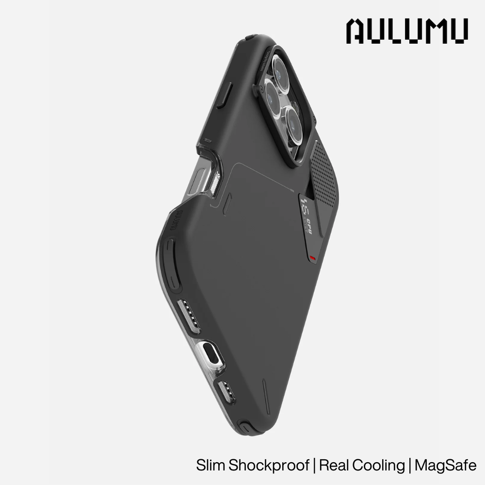 Aulumu A16 Slim Shockproof Case for iPhone 16 Pro Max Series | Real Cooling | MagSafe