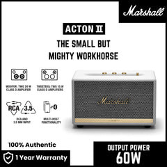 Marshall - Acton 2 Bluetooth Homeline Speaker - Cream