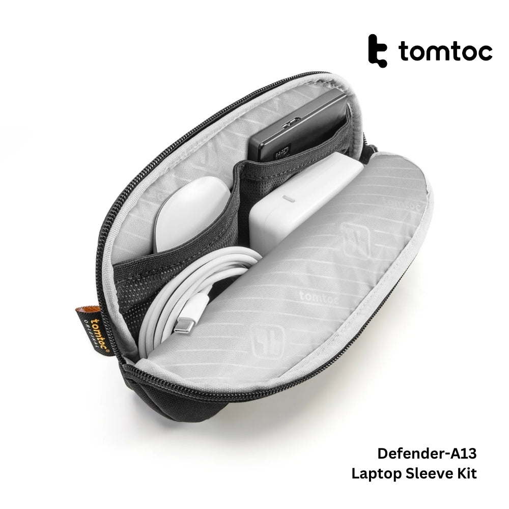 Tomtoc - Defender-A13 Laptop Sleeve Kit ( 14 Inch ) - Black