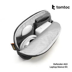 Tomtoc - Defender-A13 Laptop Sleeve Kit ( 14 Inch ) - Black