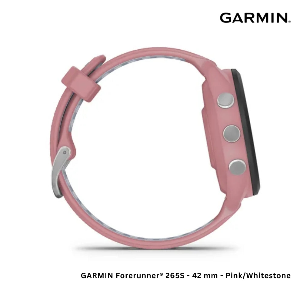 GARMIN - Forerunner® 265S Smart Watch ( 42mm ) | Pink/Whitestone