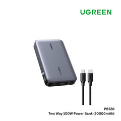 UGREEN - PB720 100W Two Way 20000mAh Power Bank - Grey
