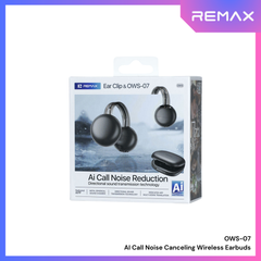 REMAX - OWS-07 Clip-on ear style true wireless stereo music call WIreless Earbuds - Tarnish