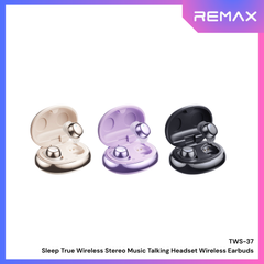 REMAX - TWS-37 Sleep True Wireless Stereo Music Talking WIreless Earbuds - Purple