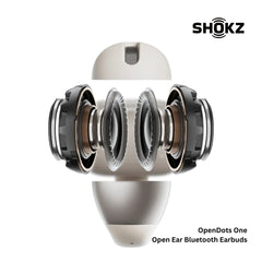 SHOKZ - OPENDOTS ONE Open Ear Bluetooth Earbuds - Grey