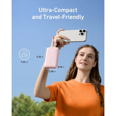 ANKER - ZOLO 10000mAh Built-In USB-C & Lighting Cable Power Bank ( 30W ) - Black