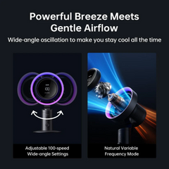 JisuLife - Table Fan Pro 3 ( 10,000mAh ) - Dark Grey