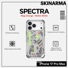 Skinarma - Spectra Magsafe Case For iPhone 17 Pro Max - Matte White