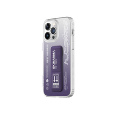 SKINARMA IPHONE 14 PRO MAX (2022) TAIHI KOBAI CLEAR CASE WITH EXTENDABLE GRIPSTAND (Purple)