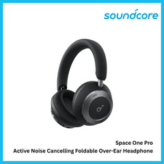 ANKER - SOUNDCORE SPACE ONE PRO Active Noise Cancelling Wireless Headphone - Black