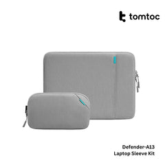 Tomtoc - Defender-A13 Laptop Sleeve Kit ( 14 Inch ) - Dark Grey