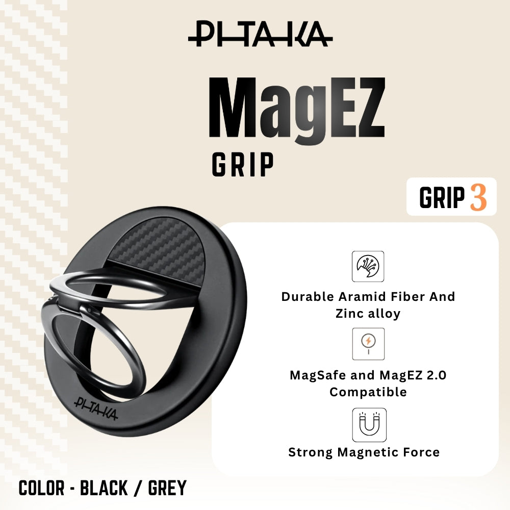 PITAKA - MagEZ Grip 3 - Black / Grey