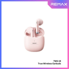 REMAX TWS-19 Marshmallow Series Wireless Bluetooth Earbuds - Pink
