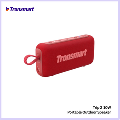 TRONSMART - Trip 2 10W Portable Bluetooth Wireless Outdoor Speaker - Red