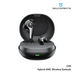 Soundpeats - C30 Hybrid ANC Wireless Earbuds - Black