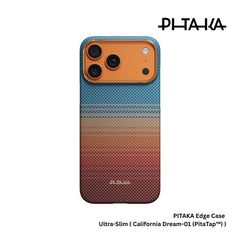 PITAKA - iPhone 17 Pro Max Case ( Ultra-Slim California Dream-01 (PitaTap™) )