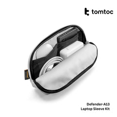 Tomtoc - Defender-A13 Laptop Sleeve Kit ( 14 Inch ) - Dark Grey