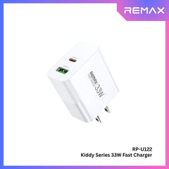 REMAX - RP-U122 Kiddy Series PD+QC Fast Charger (33W) - White
