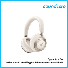 ANKER - SOUNDCORE SPACE ONE PRO Active Noise Cancelling Wireless Headphone - White