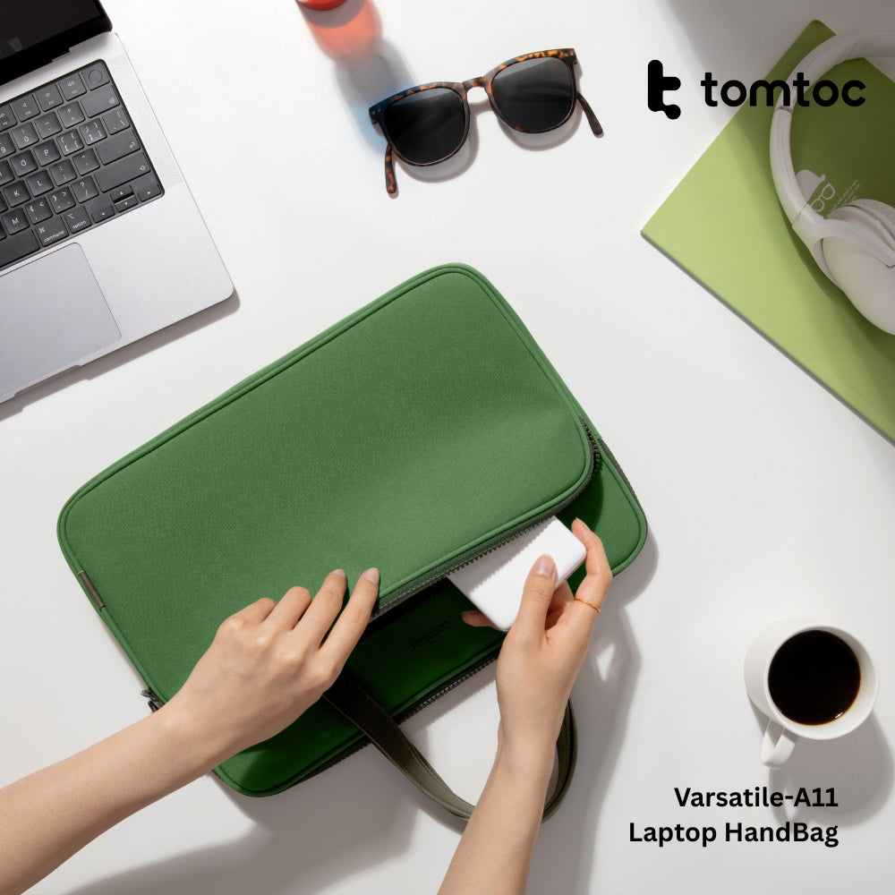 Tomtoc - Versatile-A11 Laptop Handbag ( 13.5 -14 Inch ) - Green