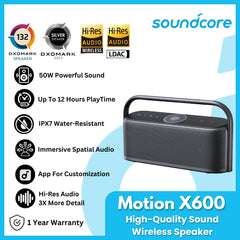 ANKER - SOUNDCORE Motion X600 Wireless Speaker - Black