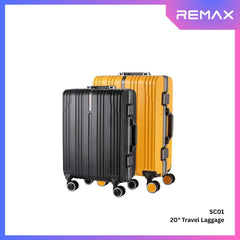 REMAX - RL-SCO1 Journey Series Aluminium Frame Travel Luggage ( 20' ) - Black