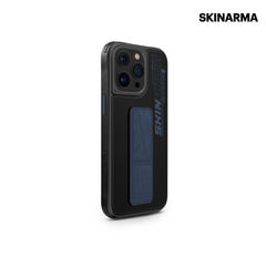 Skinarma iPhone 15 Pro Max Slate (Grip-Stand) Case - Blue