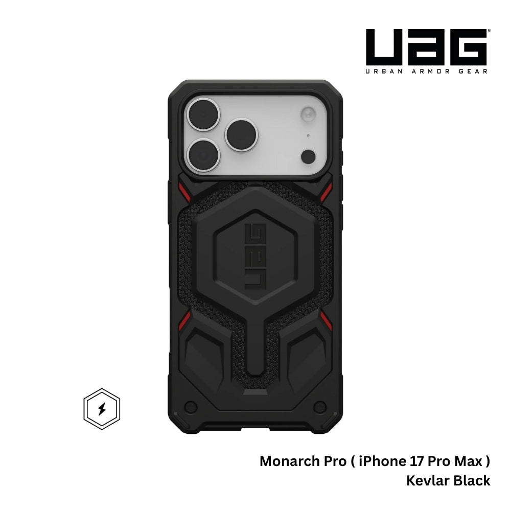 UAG - Monarch Pro Case For iPhone 17 Pro Max - Kevlar Black