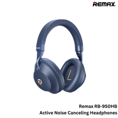 REMAX RB-950HB Binzchi Series Active Noise Cancelling Music Wireless Headphones(Blue)