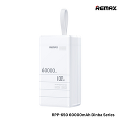 REMAX RPP - 650 60000mAh Dinba Series 100W PD+QC PowerBank (100W)