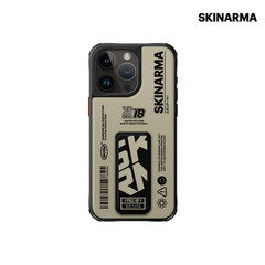 Skinarma iPhone 15 Pro 6.1" Spunk (Mag-Charge + Grip-Stand) Case (Beige)