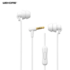 WK YB02 SHQ SERIES WIRED SLEEP EARPHONES FOR MUSIC & CALL YB02 (3.5MM) - White