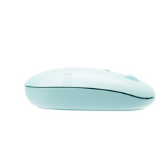 Actto LED Bluetooth Low Noise Optical Mouse Soft Curve 3-Step DPI Bluetooth 5.2( MINT)