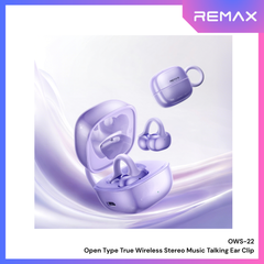 REMAX - OWS-22 Open Type True Wireless Stereo Music Talking Ear Clip WIreless Earbuds - White