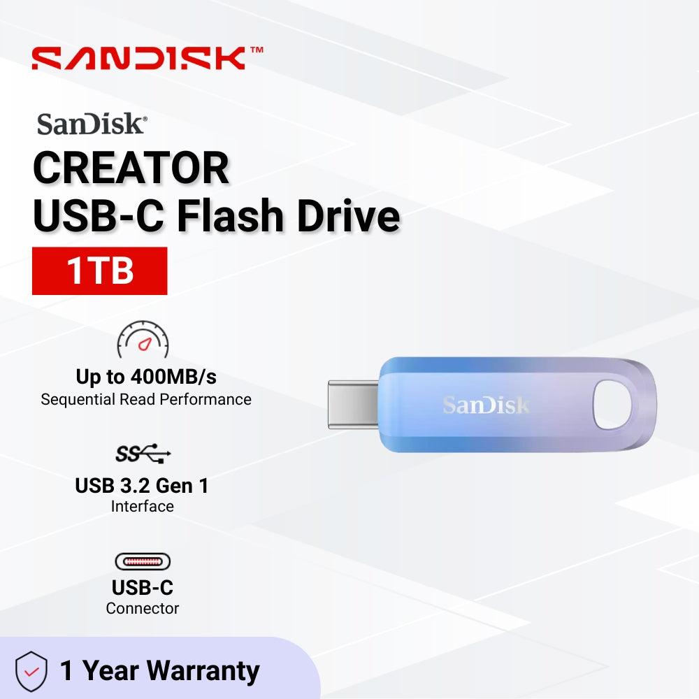 SanDisk - Creator USB-C Flash Drive (G46) - 1TB