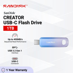 SanDisk - Creator USB-C Flash Drive (G46) - 1TB