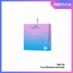 REMAX TWS-19 Marshmallow Series Wireless Bluetooth Earbuds - Black
