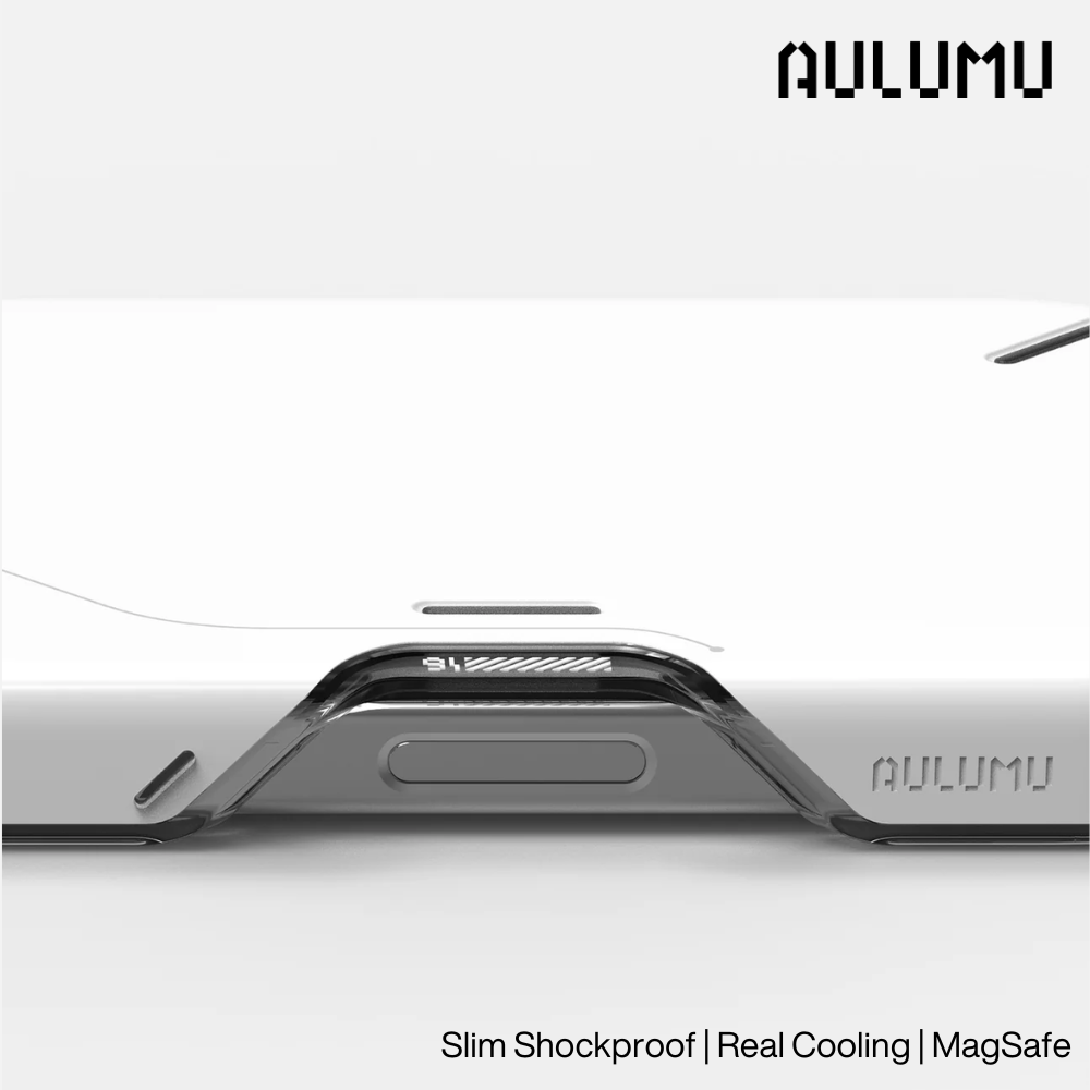 Aulumu A16 Slim Shockproof Case for iPhone 16 Pro Max Series | Real Cooling | MagSafe