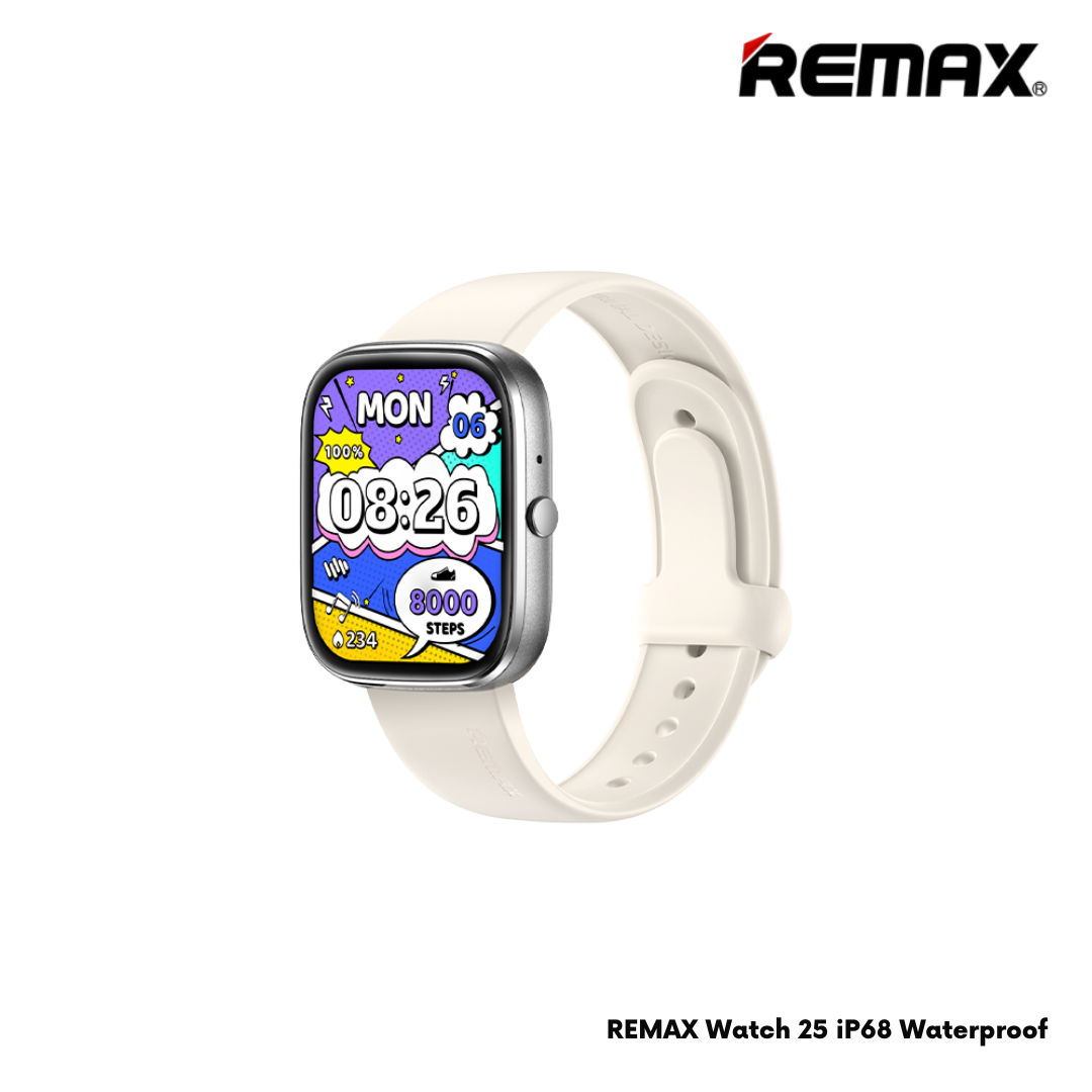 REMAX Watch 25 IP68 IP68 Waterproof Smart Watch - Silver