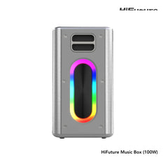 HiFuture - Music Box Bluetooth Wireless Speaker ( 100W ) - Black