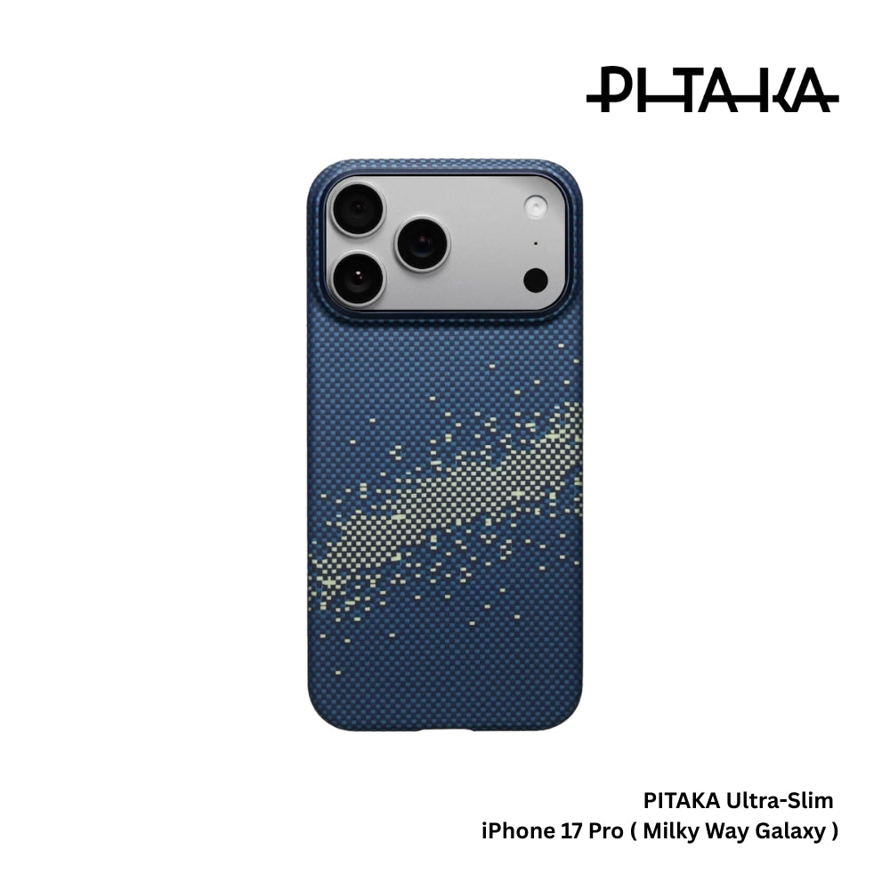 PITAKA - Ultra-Slim Case For iPhone 17 Pro - Milky Way Galaxy