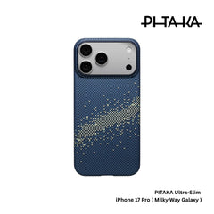 PITAKA - Ultra-Slim Case For iPhone 17 Pro - Milky Way Galaxy