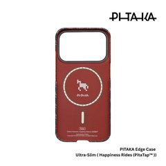 PITAKA - Happiness Rides ( Edge ) Case For iPhone 17 Pro Max (EBON KYLIN)